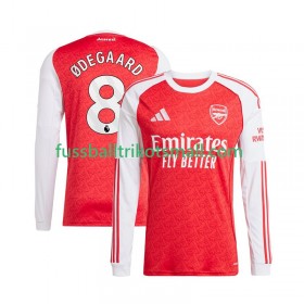 Fußballtrikots Arsenal Martin Odegaard 8 2025-2026 Langarm Heimtrikotsatz kaufen